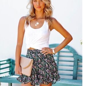 Teardrops Floral Skort